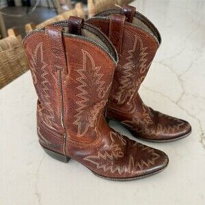 Ariat Boots Cowgirl Boots Girl Size 13 Brown Pointed Toe 10019916